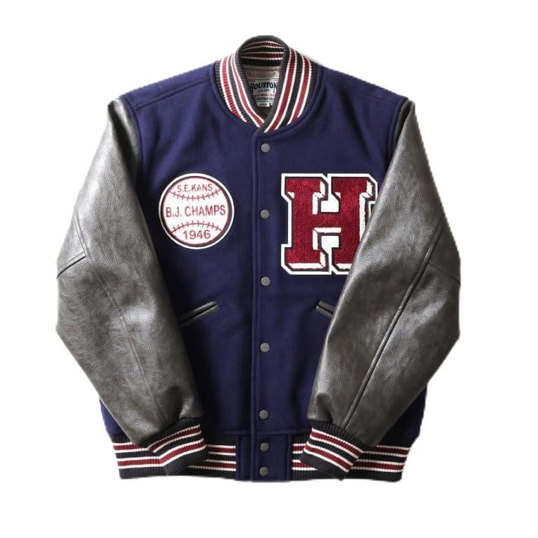 Houston MELTON AWARD JACKET 51375 NAVY (TIGER)