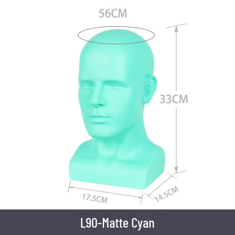 Multifunctional Display Mannequin Head for Spray Paint Hat, Bow Tie, Glasses, and Mask Props