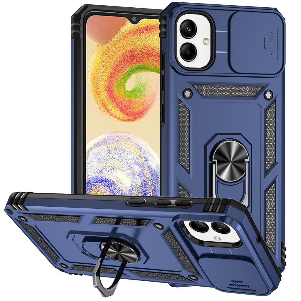 Samsung A15 Soldier Magnetic Ring Phone Case with Drop-Proof Protection