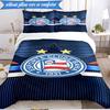 3PCS Esporte Clube Bahia Design Printed Soft Bedding Set,Including 1pc Duvet Cover And 2pcs Pillowcases Perfect for Bedroom, Dormitory, Fan gift