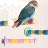 Non-slip Parrot Claw Grinding Rod Frosted Perch Bird Cage Standing Pole Finch