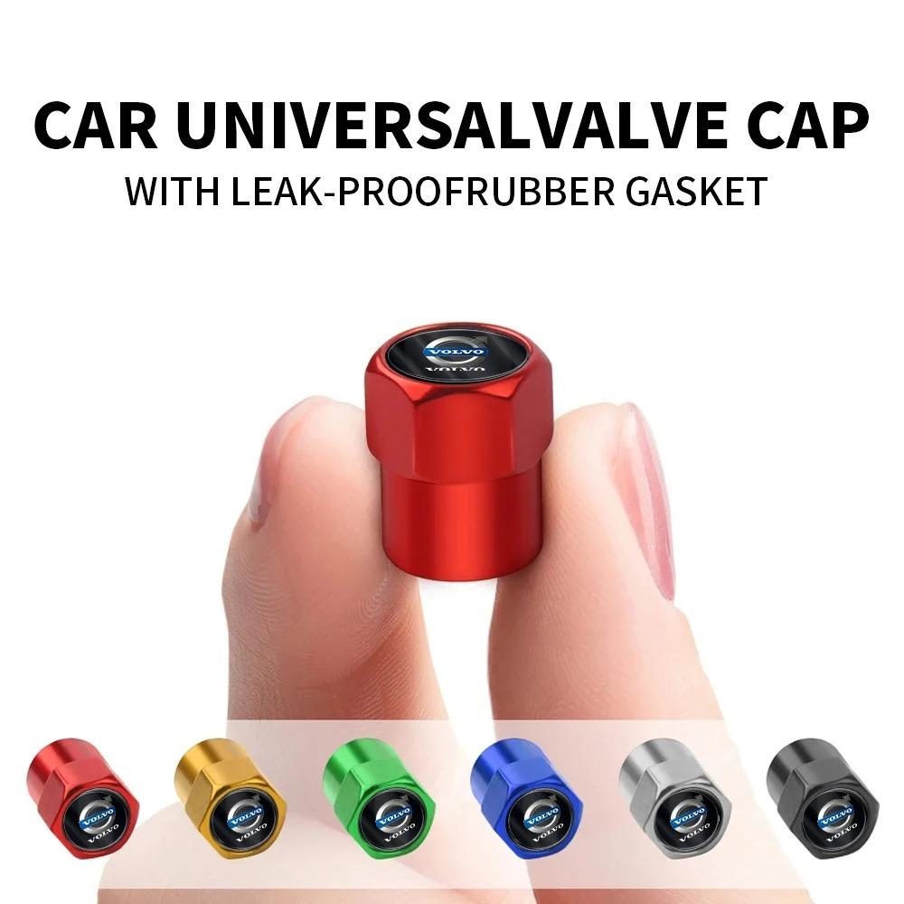 For Volvo ew14pcs Car Badges Wheel Tire Valve Stem Caps Covers Auto Accessories For Volvo XC90 XC60 C30 S60 C70 XC40 V40 XC70 V70 V60 S80 S90