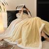 Winter Blanket Coral Fleece Blankets Office Shawl Nap Blanket Air Conditioning Duvet Bedding Warm Sheets 200*230cm