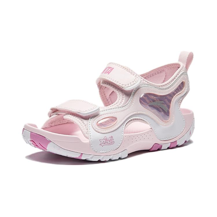 Anta Breathable Simple Durable Childrens Sandals Kids Sandals Pink 322439972-1