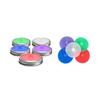 5Pcs Silicone Fermenting Lid with Steel Ring Waterless Airlock Vegetable Fermentation Wide Mouth Jar Sealed Cover Kitchen Supplies
