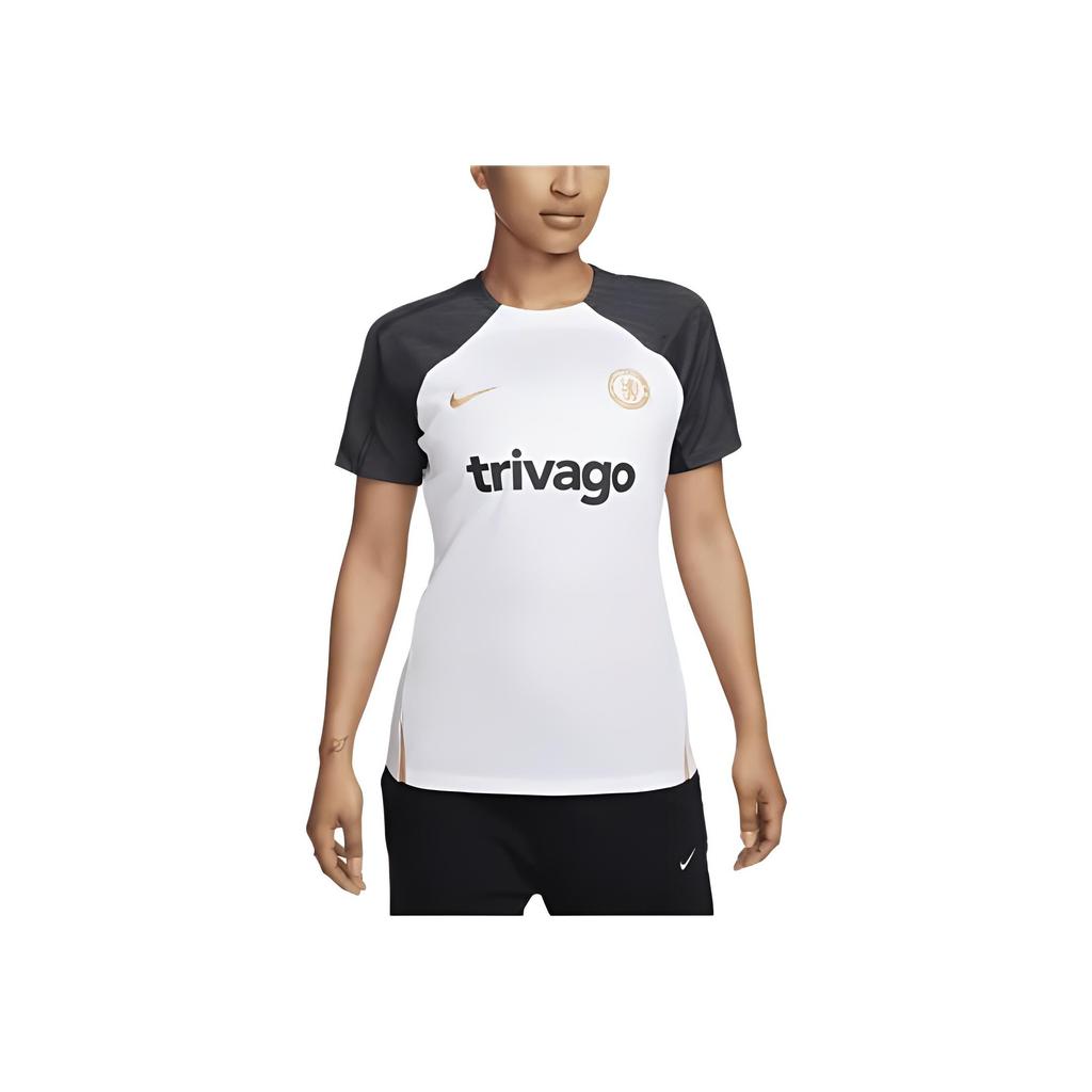Nike Chelsea F.C. Strike Dri-Fit Knit Football Top Men Tops White DX3014-101