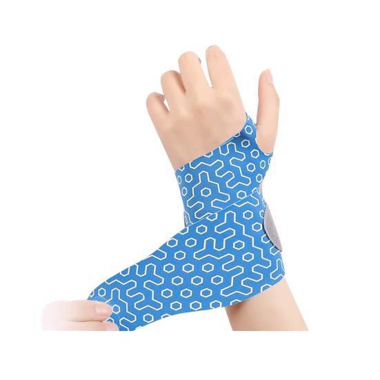 

Sports Wristband Ultra-Thin Carpal Tunnel Wrist Brace Relief Arthritis Tendonitis Support Pain Right And Left синий