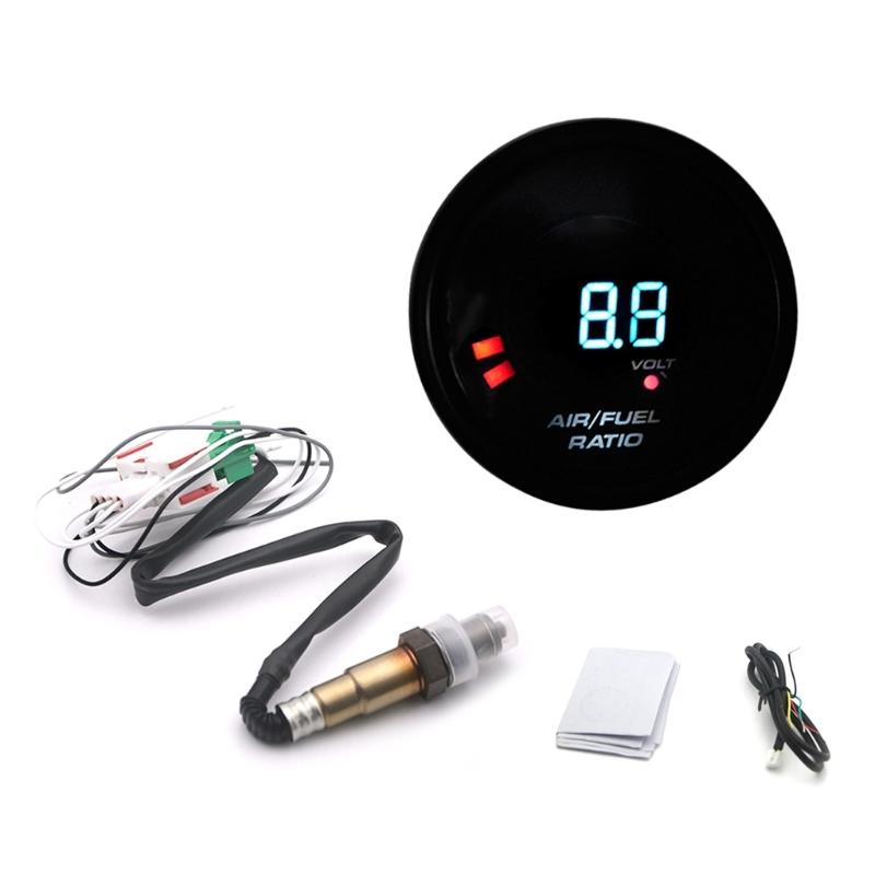 

Automotive Digital Air Fuel Ratio Meter Ratio Gauges with Easy Installation & 0 to 1V Output Signal for Various Model 1