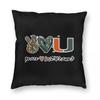 Peace Football Soccer Champion Square Pillowcase Polyester Linen Velvet Pattern Zip Decorative Pillow Case Car Cushion Cover