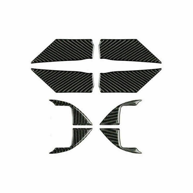 Real Carbon Fiber Inner Door Handle Bowl Cover Trims For Toyota Camry 2018-2023