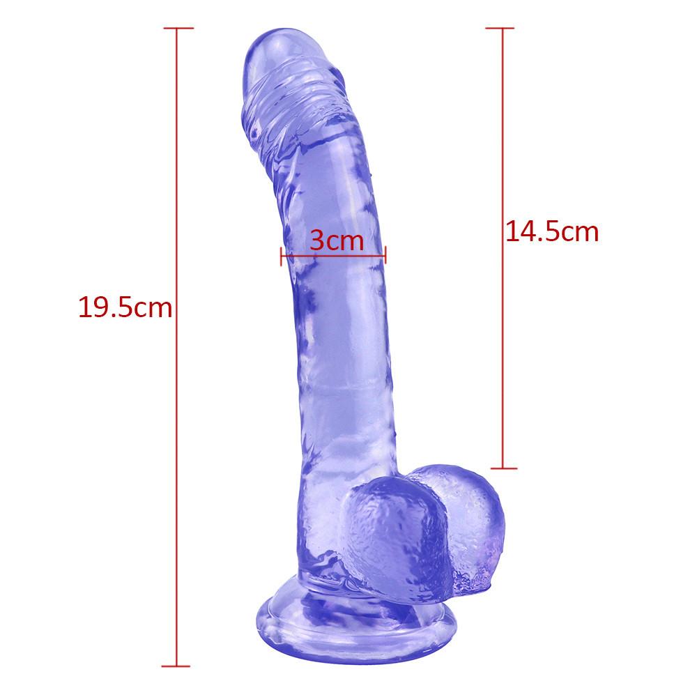 Realistické měkké dildo MoDi sexuální hračky pro ženy s tlustým žaludkem s výkonnou přísavkou Stiff Cock