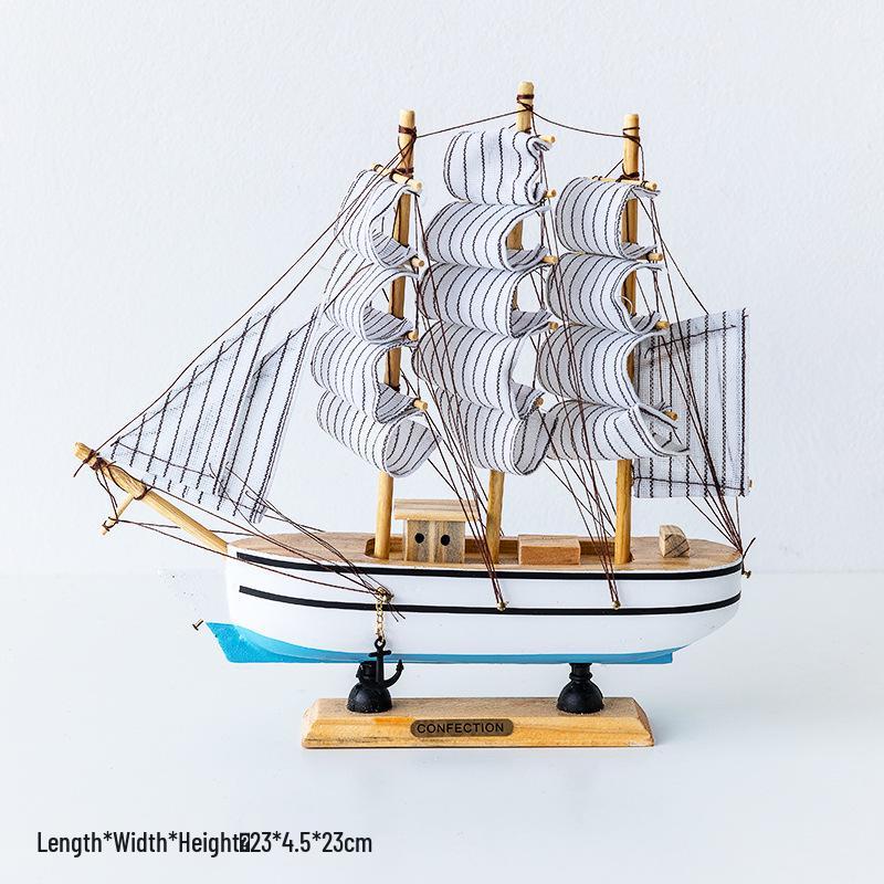 Sailboat Ornament: Creative Home Décor for Living Room, Wine Cabinet, Graduation Gift, or Office Desktop