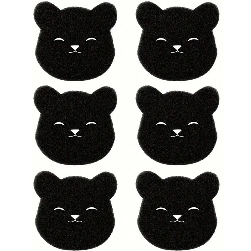 12/2/4/6/8pcs Laundry Ball Washing Machine Lint Catcher Bear Shape Pet Hair Remover Reusable Clothes Sofa Cat Dog Hair Cleaning