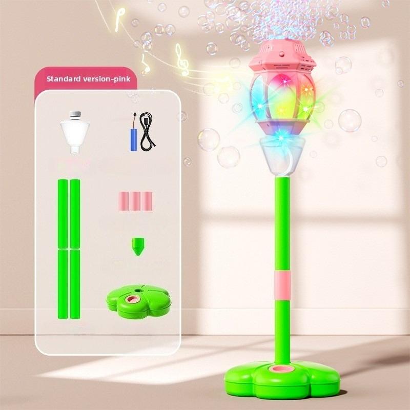 Children's Bubble Street Light Bubble Machine Combination Bubble Stick Bubble Lamp Toy Set
