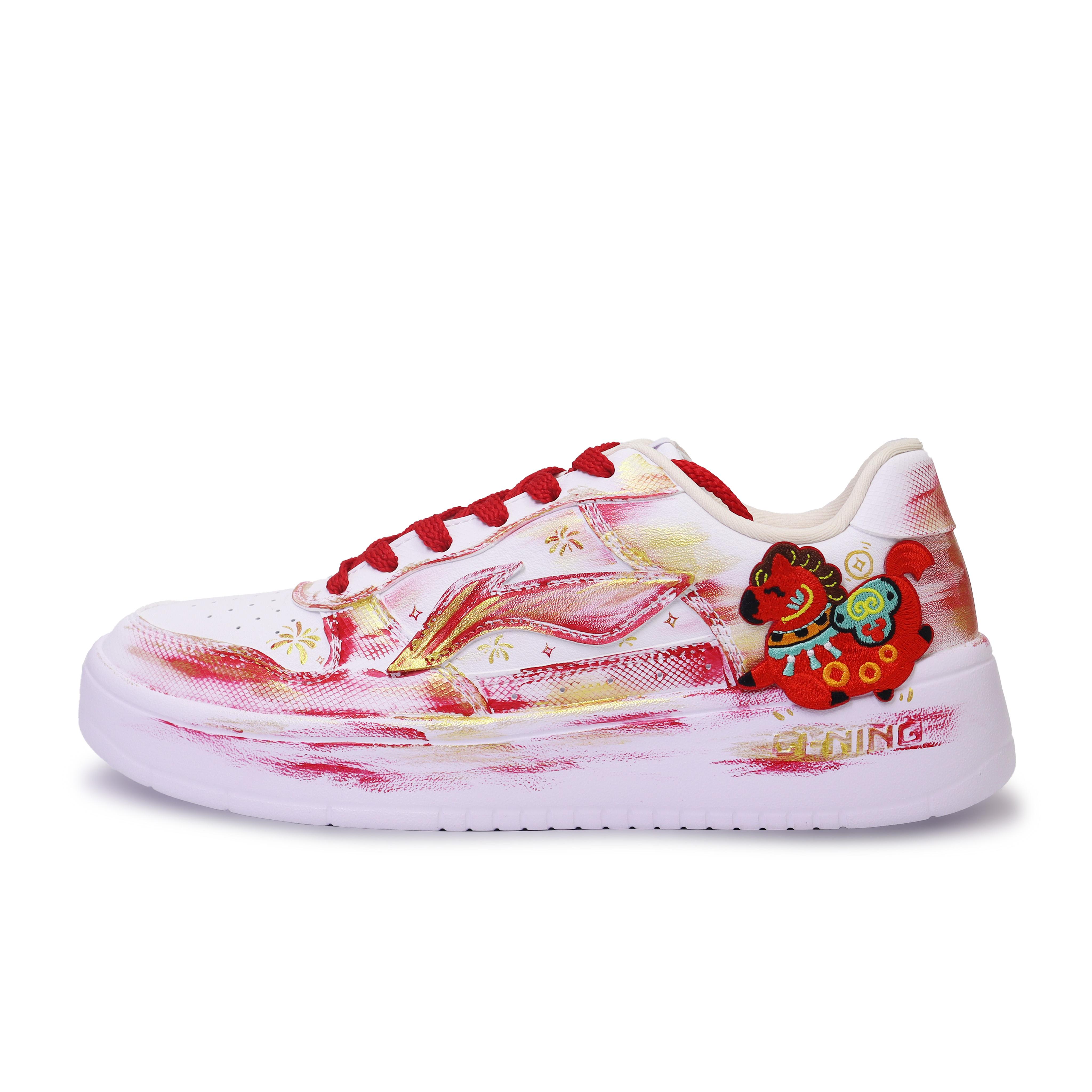 

Li Ning Плавающая Лодка Устойчивые к истиранию, Легкие и Дышащие Низкие Кеды для Скейтборда Унисекс AGCS419-1(Команда1218-) 35.5