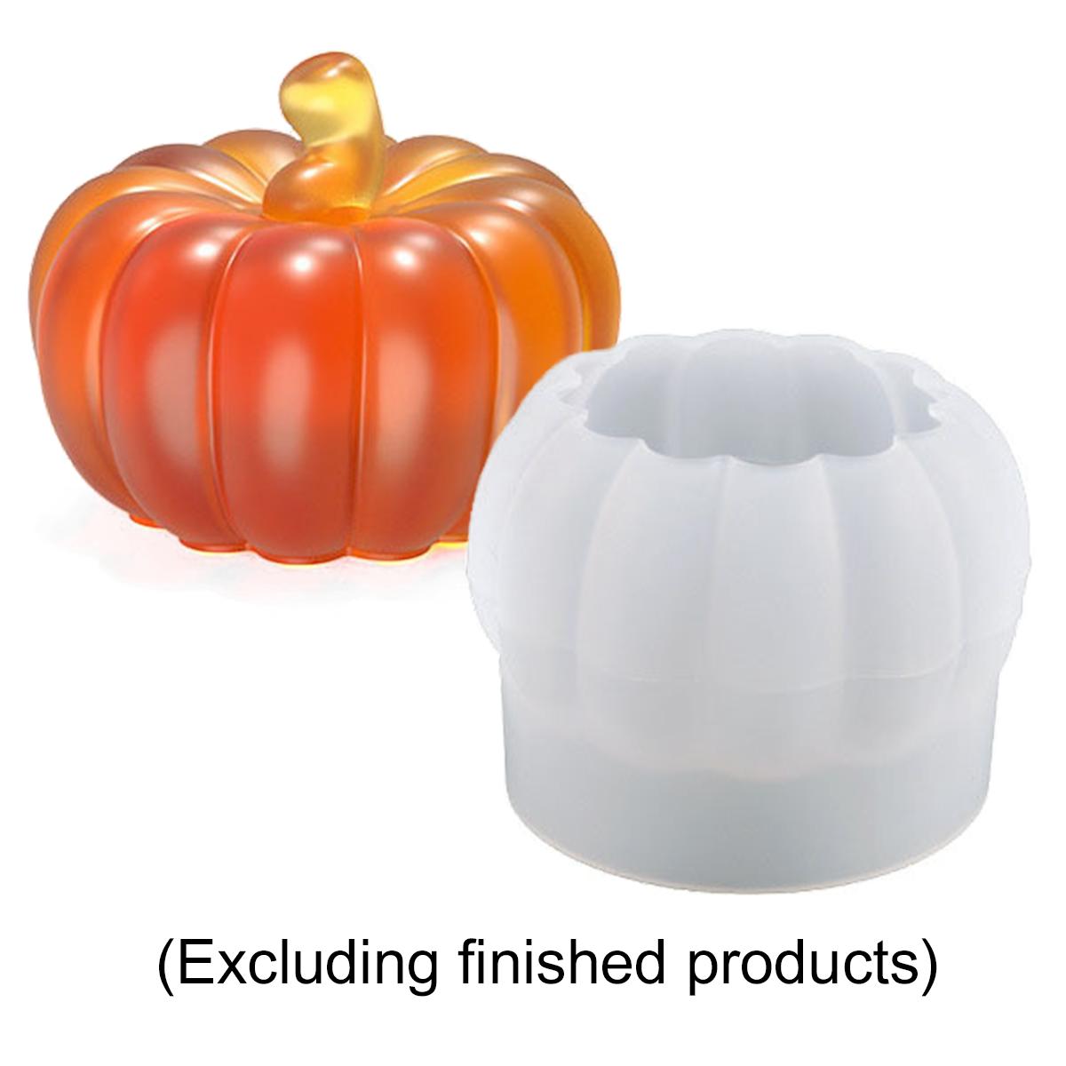 

Силиконовая форма для свечей Leeseph Halloween, 3D-формы для свечей в виде тыквы и кареты с тыквой, силиконовая форма для Хэллоуина и подарков тыква