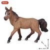 Oenux Zoo World Farm Animal Horse Cow Pig Sheep Goat Donkey Model Action Figures Lion Tiger PVC Educational Cute Kids Toy Gift