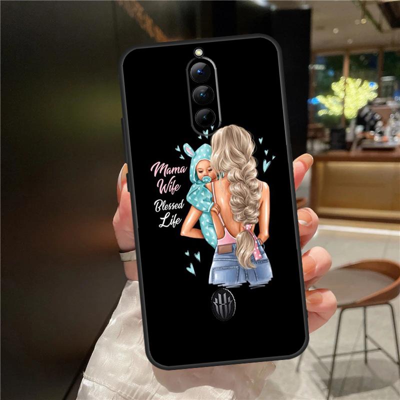 Fashion Super Mom Case For ZTE Nubia Red Magic 10S 9S 8S 10 9 8 11 Pro Plus 6 7 6S 7S For RedMagic 10 Air Cover