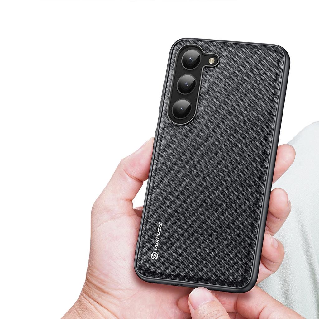 Dux Ducis Fino Etui Samsung Galaxy S23+ Pokrowiec Z Silikonową Ramką Czarne