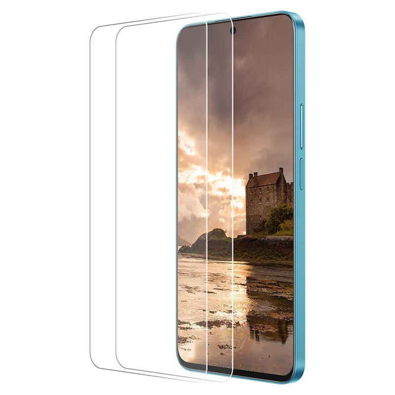 ENKAY HAT PRINCE 2Pcs For Huawei Enjoy 70 4G/nova Y72 4G High Aluminum-silicon Glass Film Anti-fingerprint Screen Film