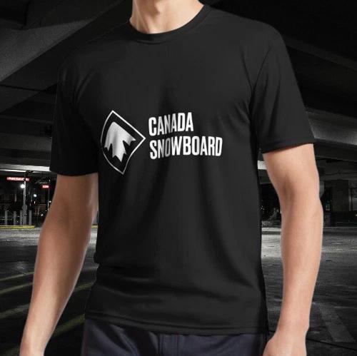 SNOWBOARD CANADA Logo T-Shirt Funny Size Mode American T-shirt S