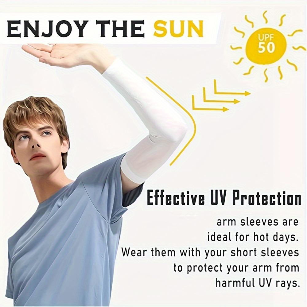 Summer Sun Protection Sleeves, Men's and Women's Ice Silk Sun Protection Sleeves, Ice Sleeves