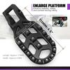 NICECNC For Stark Varg EX For Stark Varg MX 2024-2025 Motocross Forged Offset Foot Pegs Extender Footrests Electric Dirt Bike
