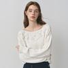WEDNESDAY DELIGHT Wd_Pearl Flower Knit Top
