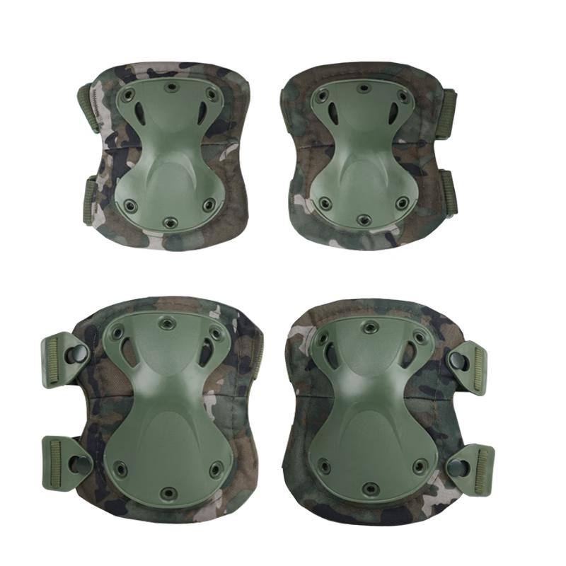Outdoor Cycling Camouflage Knee & Elbow Pad Set