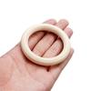 Natural Wooden Ring Loop for DIY Jewelry and Decorative Hanging