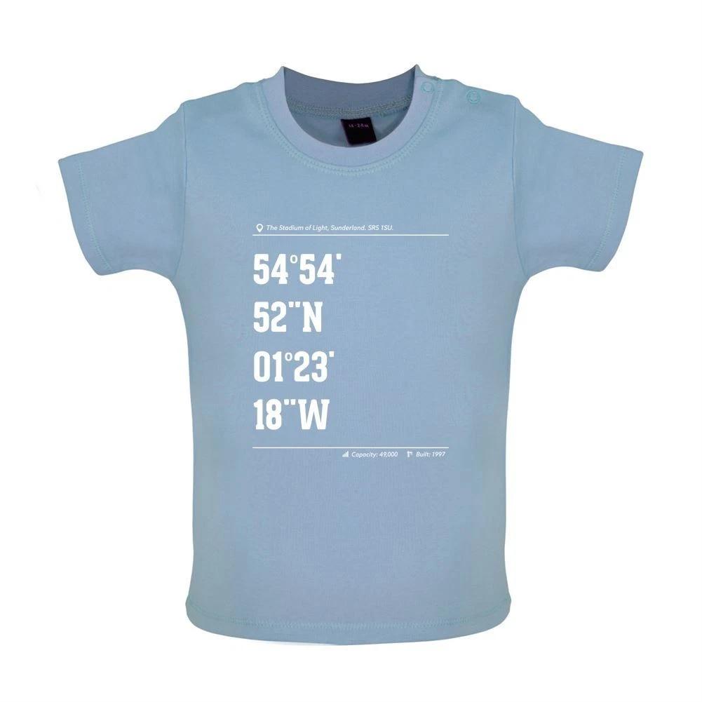 

Sunderland Stadium - Baby Kids Boys Girls Unisex T-Shirt / Babygrow - FC Black Cats Football Love Fan 150