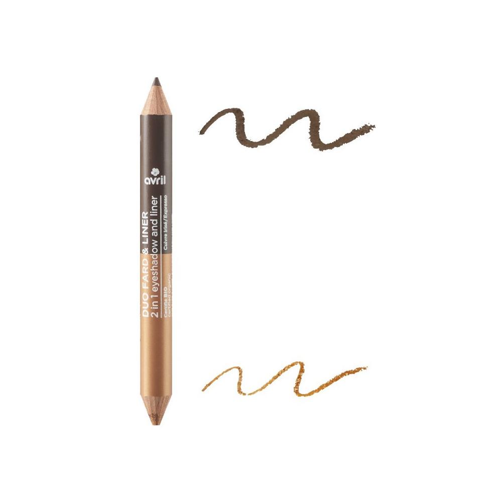 

Avril - Duo Shadow & Liner Espresso/Iridescent Copper Certified Organic -