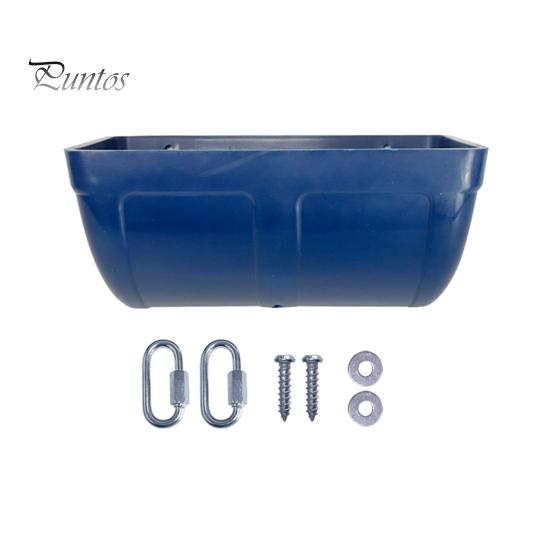 

1 комплект, кормушка для птицы, прочная кормушка для утки и курицы, подвесной контейнер для кормления птицы для фермы, дома, улицы синий