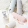 Fashion Portable Travel Brushing Cups Simple Tooth Cylinder Toothpaste Cover Travel Suit Couple Toothbrush Box Home Storage Box