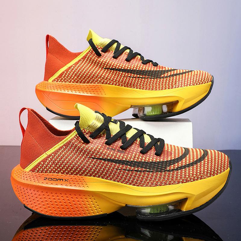 Marathon Air Cushion Muži Sportovní běžecké boty Prodyšné Lehké Dámské Pohodlné Atletické Neklouzavé Karbonové Tenisky