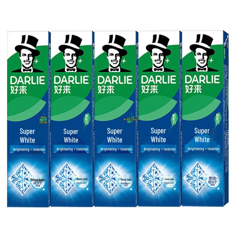 Darlie Micro-Molecular Whitening & Stain Isolation Toothpaste 5-Pack