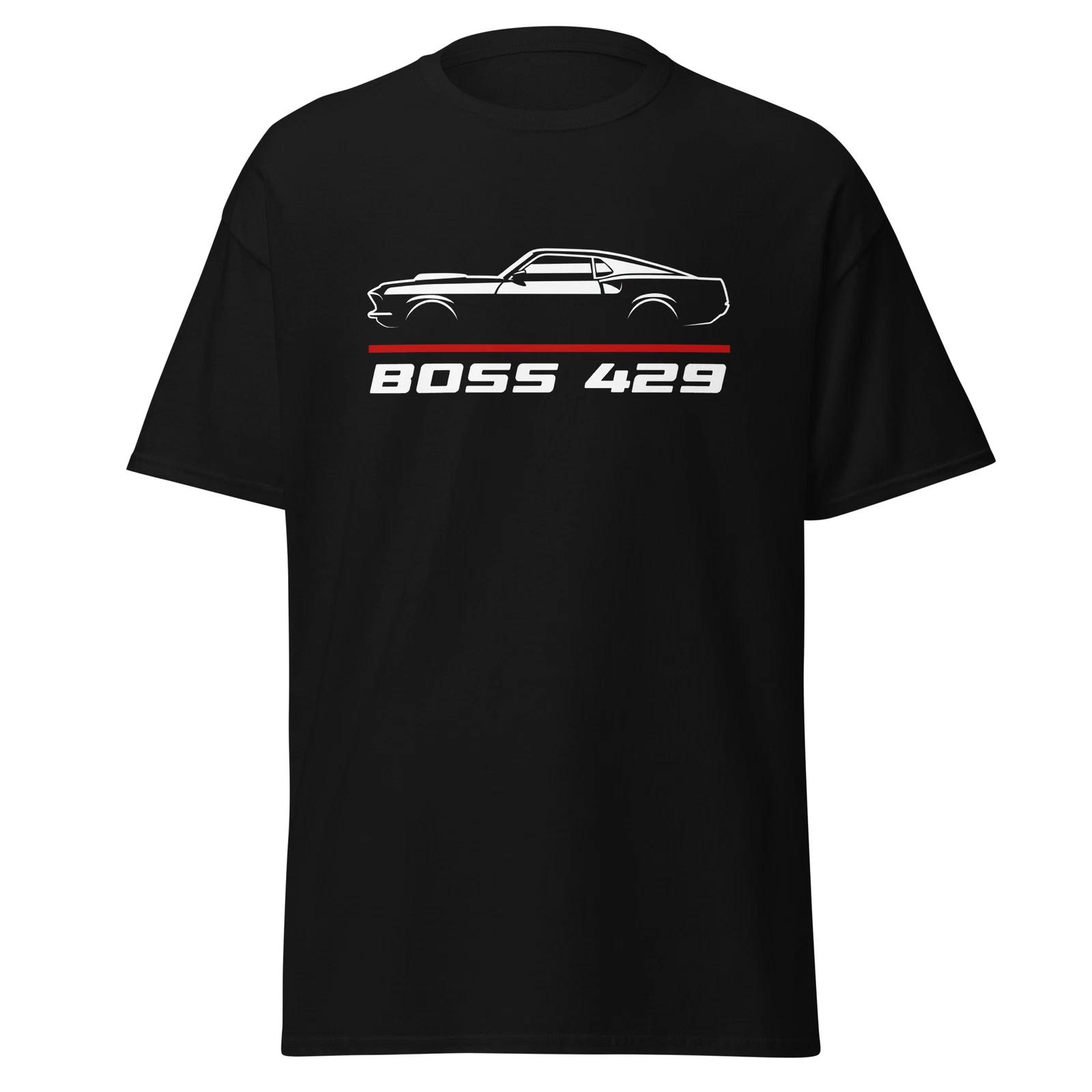T-Shirtd Mustang Boss 429 1969 Car Fans Birthday Gift M
