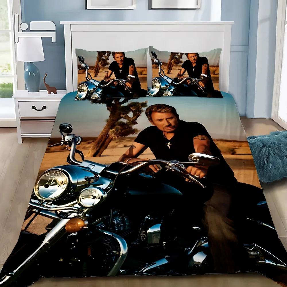 Comforter Rock Star Duvet Bedding Set Boy J-Johnny H-Hallyday Girl Bedroom Decoration Children Gift Single Double Large Size
