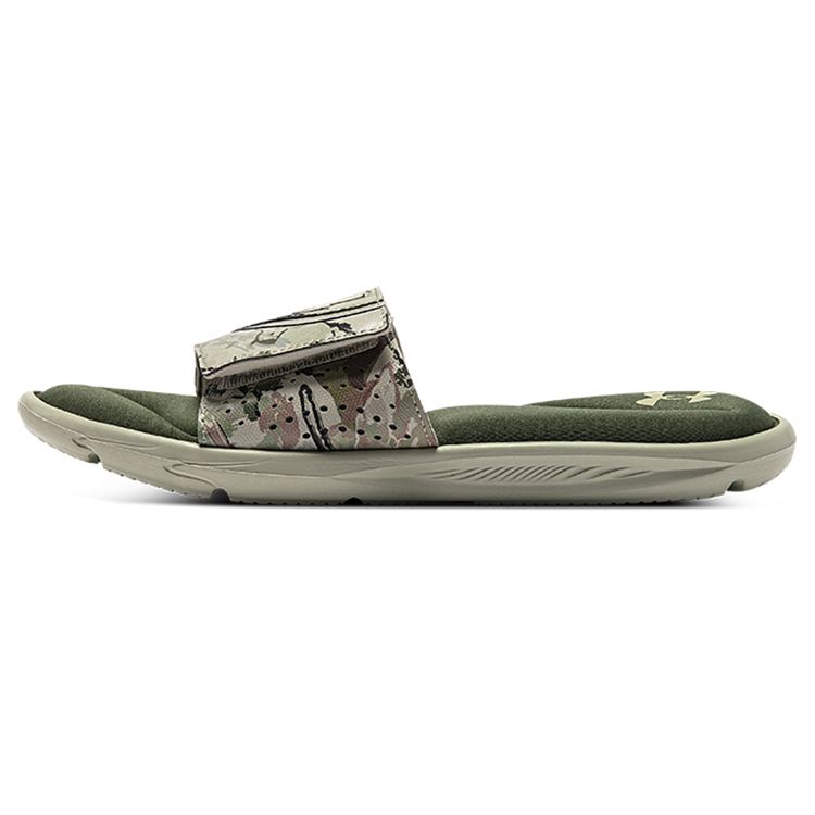Under Armour Unisex Ignite 6 Graphic Strap Slide Khaki Camo 3024450-201 46