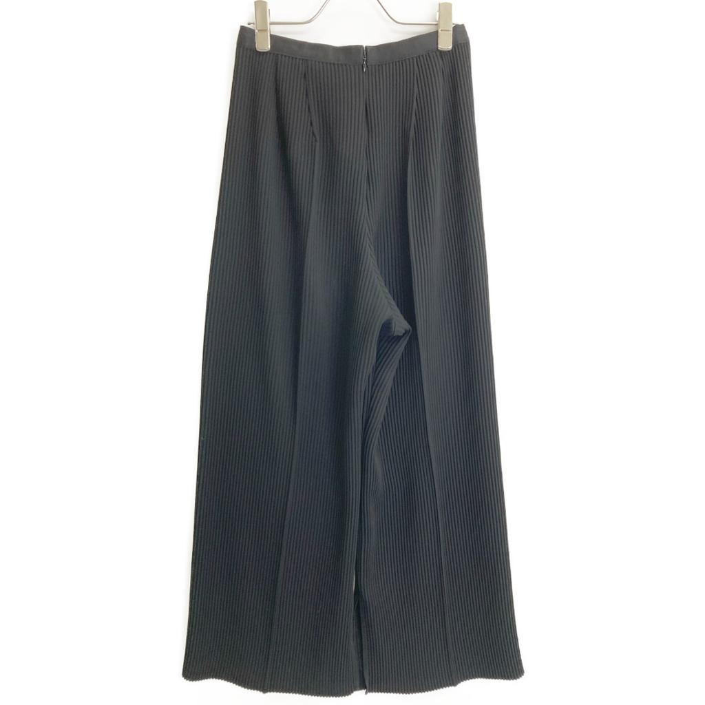 ENFOLD 300FS231-0270 Black Pleated Trousers Bottoms 38 blackUsed