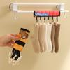 Foldable Cloth Hangers Portable Laundry Accessories For Luggage Door Hanging Breathable Materials Garment Management