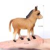 Modellino Asino Animali Giocattolo Figure Animali della Fattoria Action Figure Anime Regali per Bambini Giocattoli per Bambini Giochi Decorazioni Natalizie