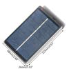 Portable AA AAA Battery Charger Charging Box 1W 4V Solar Battery Charger for AA and AAA Black