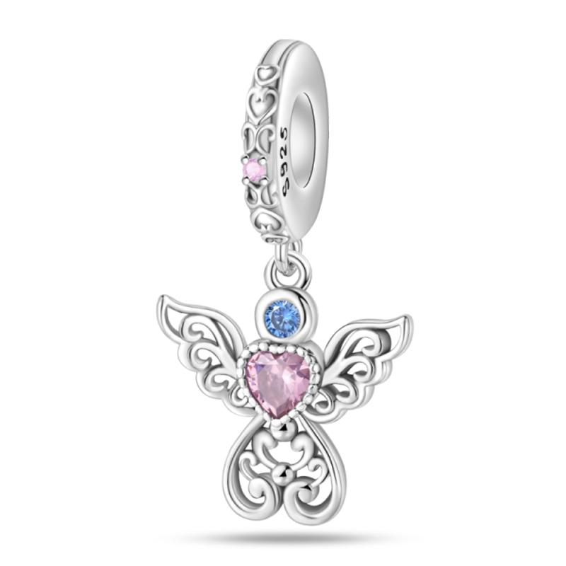 Copper Metal Princess Powder Series Elegant Exquisite Daily Bow Sweet Charm Bead Components Bead Components Compatible With Pan Authentic Original