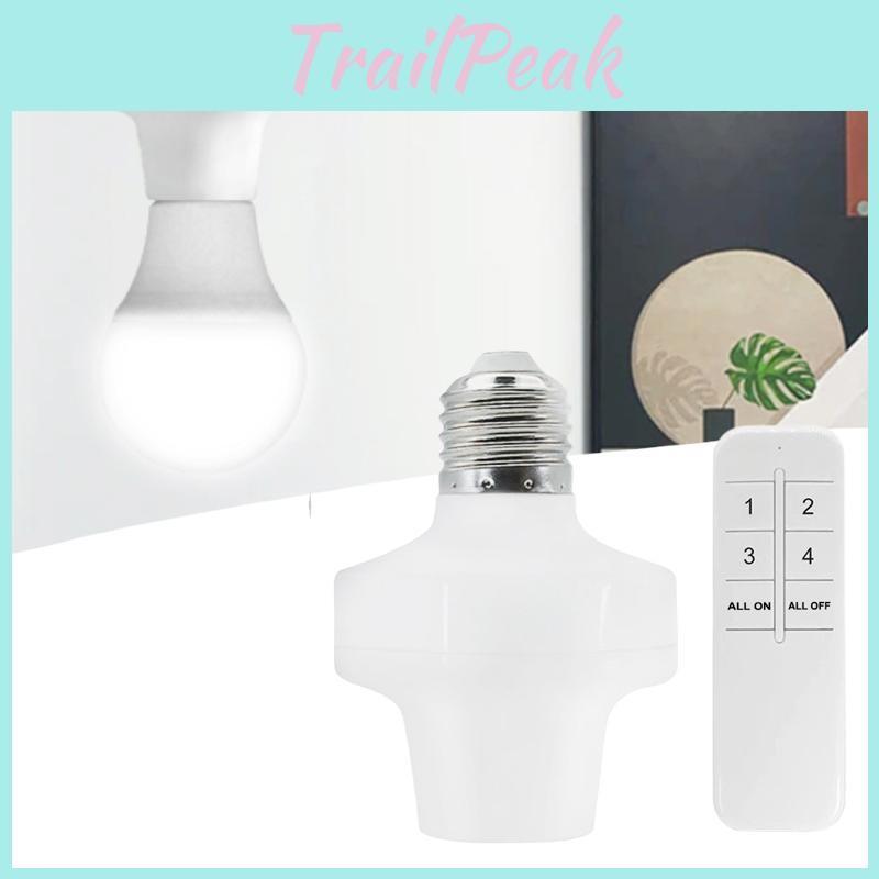 E26 Wireless E27 Remote Control Light Lamp Holders Smart Bulb Tools Adapter