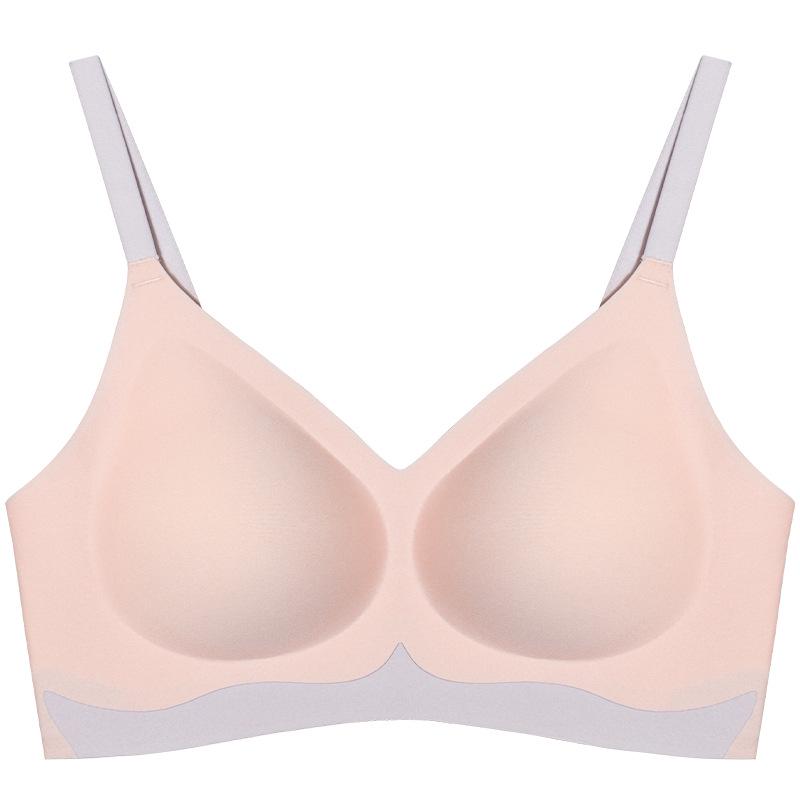 

Французский женский бесшовный бюстгальтер пуш-ап: Мягкий, Без косточек, Фиксированная чашка, Тонкий стиль M (75A, 75B, 75C)