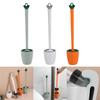Toilet Brush Lavatory Brush Carrot Toilet Brush Holder Set No Drill Innovative Durable Bathroom Cleaning Brush