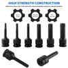 8pcs Bit Socket Set Impact Drill Bit Adapter H/T/M Type for Car Auto Bicycle Repair Hand Tools Power Drills Socket Wrench