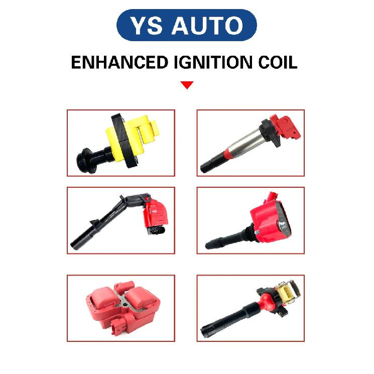 FOR BMW Mini Peugeot Citroen Ignition Coil Cover Red Car Decoration