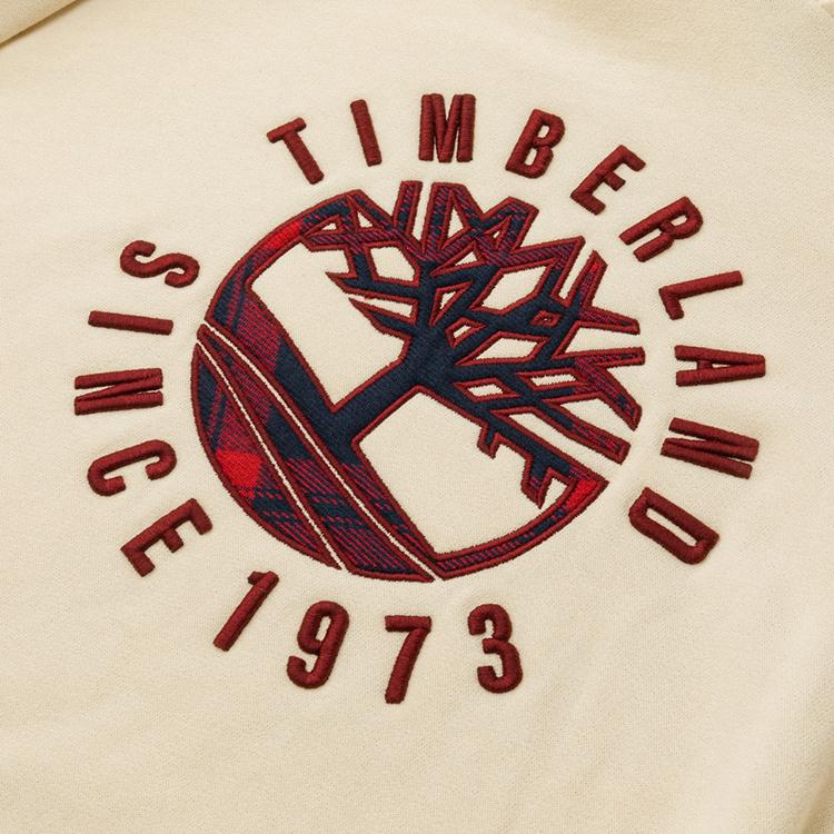 Timberland Outdoor Casual Fleece Hoodie Men Hoodies Light-Brown A696KEFL